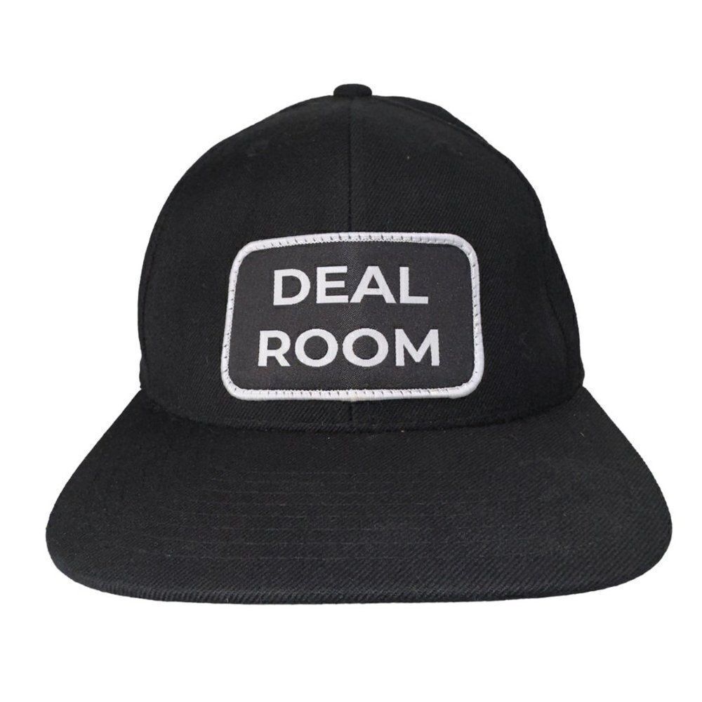 Yupoong The Classics "Deal Room" Snapback‎ Hat Black Adjustable OS